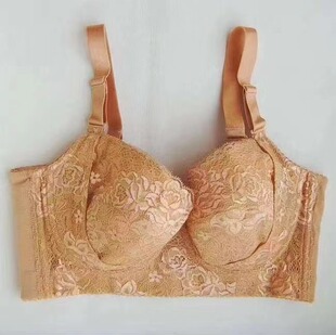 纤赢同款 90F聚拢70B调整型防下垂E 五扣短文胸收副乳内衣薄大码