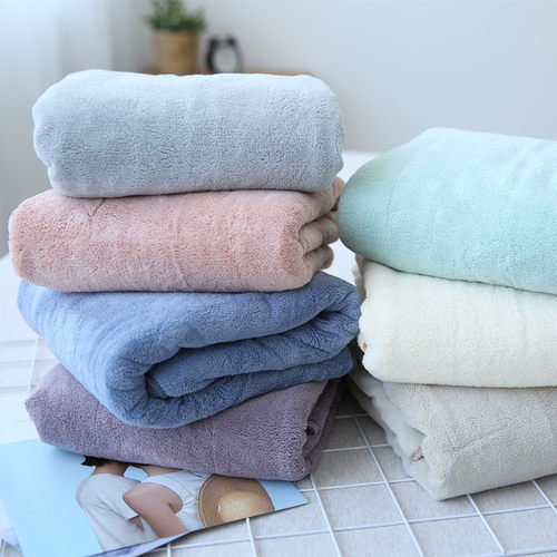 日本吸水柔软速干成人浴巾