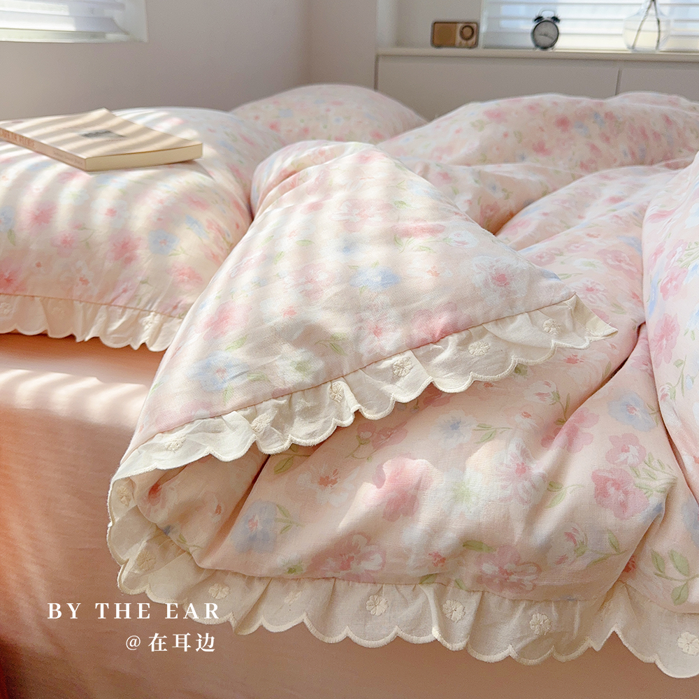 田园清新小碎花A类全棉四件套