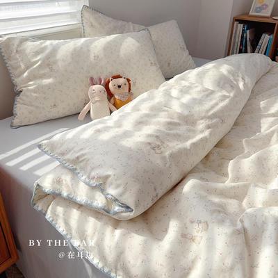 乖乖小兔卡通全棉双层纱四件套