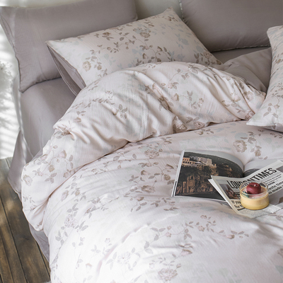 莱赛尔棉双层纱裸感透气床品套件