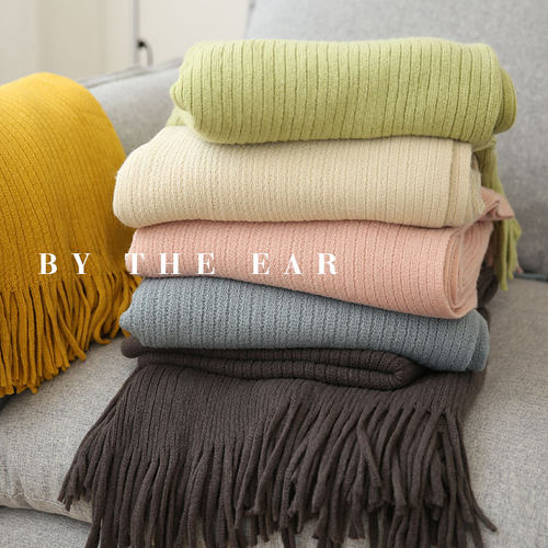 在耳边ins北欧简约午苏午休毯