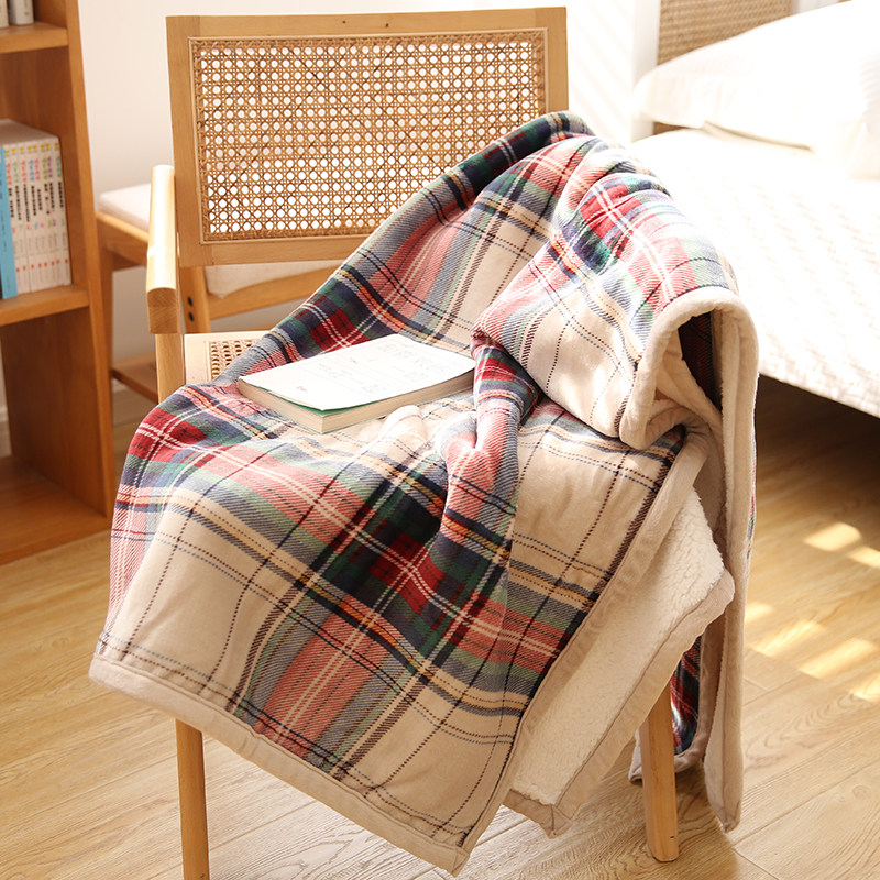 在耳边北欧风格纹休闲毯秋冬加厚羊羔绒卧室盖毯沙发毯多功能毯子,床上用品,休闲毯/毛毯/绒毯,淘宝优惠券,粉丝福利购,淘宝优惠卷