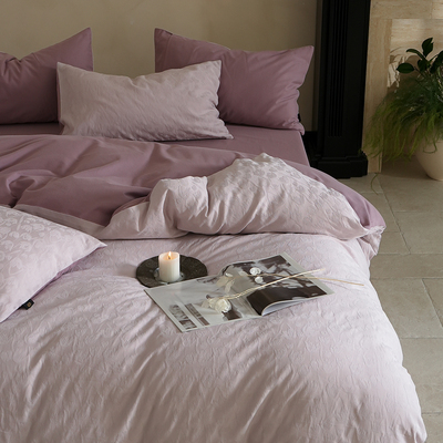 轻奢高级感全棉色织提花四件套