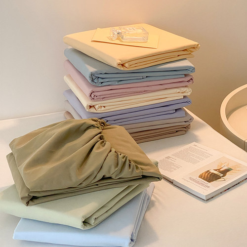 在耳边纯棉加厚磨毛床单床笠