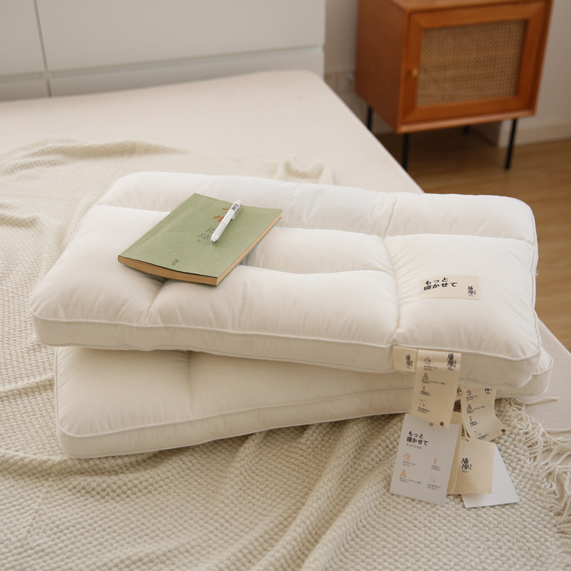 在耳边纯棉抑菌纤维艾绒枕芯