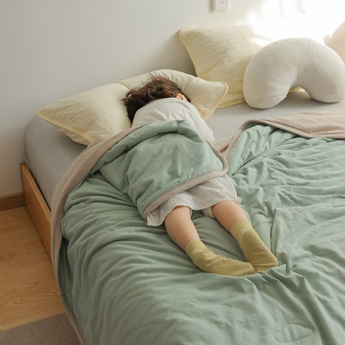 A类夏季全棉针织棉儿童夏被