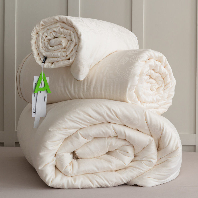 高端55%大豆纤维被A类大提花被子冬被加厚保暖被芯春秋被四季通用,床上用品,化纤被,淘宝优惠券,粉丝福利购,淘宝优惠卷
