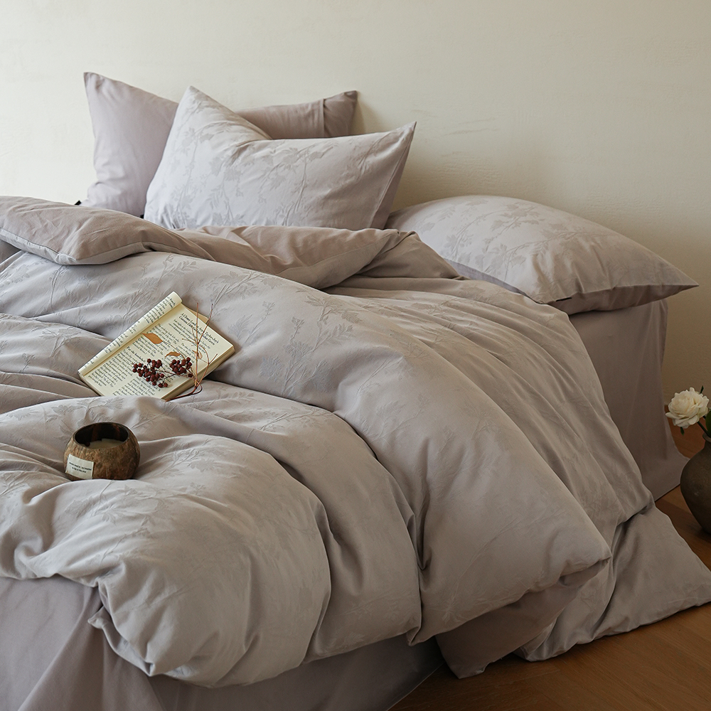 全棉高支提花四件套高端简约亲肤