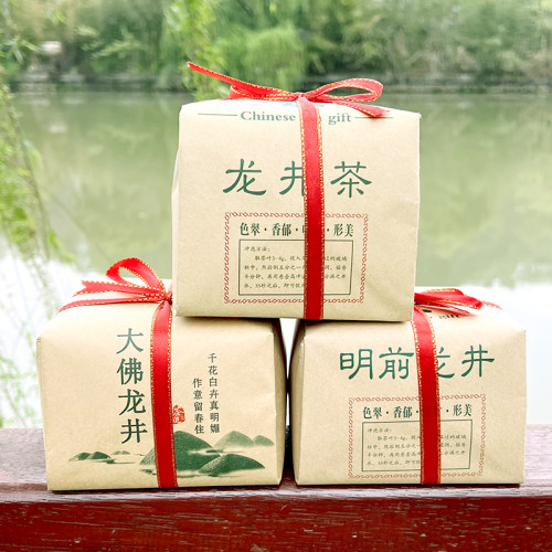 大佛龙井茶包茶叶的纸包通用茗茶传统点心包方包土包锡纸内袋半斤