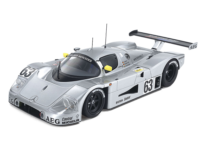 新品田宫 1/24拼装汽车模型 Benz 1989 Sauber-Mercedes C9 2435