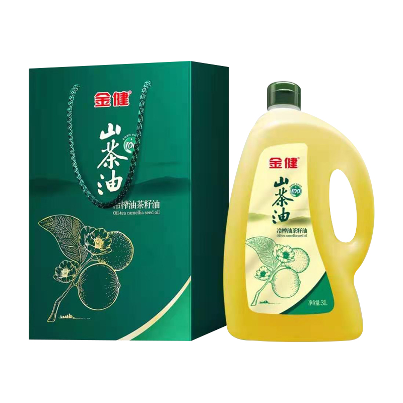 金健油茶籽油3L 山茶油 食用油 物理压榨