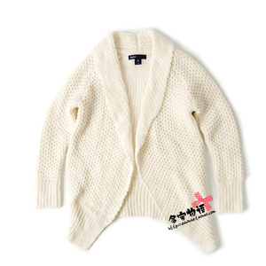 【多宝物语】外贸原单秋冬款女童宝贝长袖毛衣针织开衫