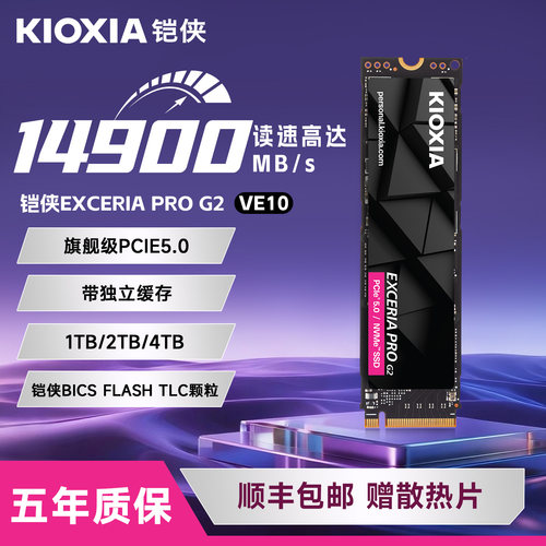 铠侠固态硬盘VE10NVMePCIE5.0