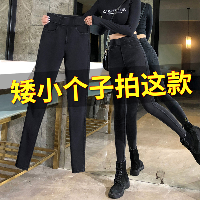 薄款八分打底裤小个子