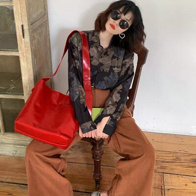 iuui·le 复古花衬衣女春秋2024新款高级感百搭复古小众洋气高级