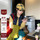 iuui·le 复古百搭叠穿休闲外穿 自制藏青费尔岛马甲女2026新款