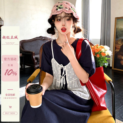 iuui·le 自制绑带吊带上衣叠穿2026新款高级感上衣女夏休闲百搭
