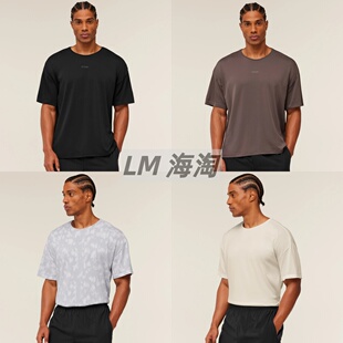 正品代购GYMSHARK Distance健身运动短袖速干透气宽松舒适无缝T恤