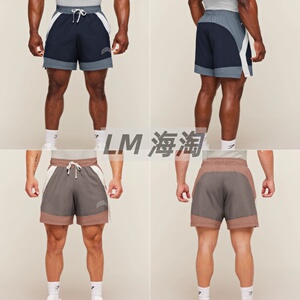 官网代购GYMSHARK Collegiate Tech男士速干透气跑步健身运动短裤