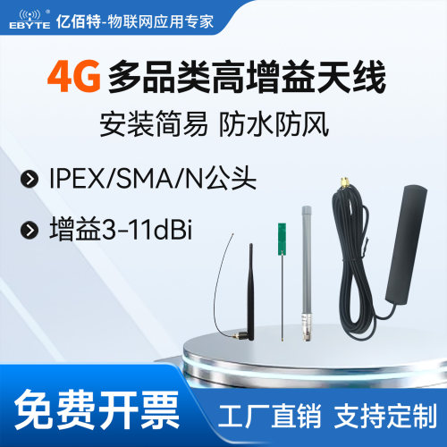 高增益低损耗4G玻璃钢胶棒天线