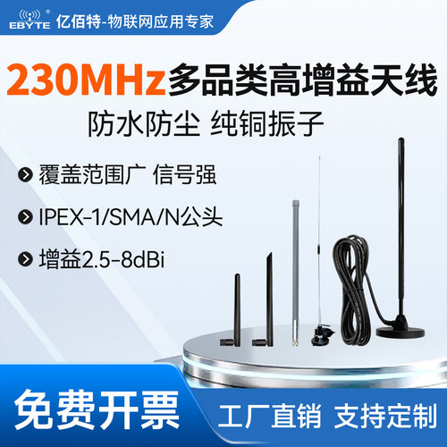 高增益230M大功率吸盘玻璃钢天线