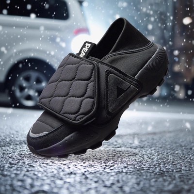 匹克面包鞋态极一脚蹬男鞋秋冬黑色厚底懒人鞋拖鞋女休闲鞋运动鞋