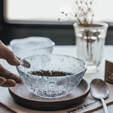 日本aderia石冢哨子翠玉玻璃杯酒杯水杯冷茶杯小钵点心碗冰淇淋碗