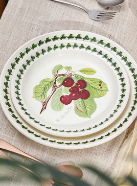 英国进口Portmeirion波特美林水果女神系列陶瓷餐盘点心盘燕麦碗