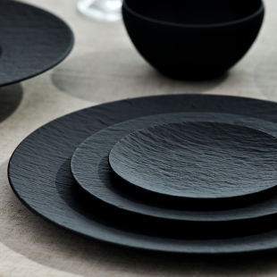 德国进口唯宝匠心岩系列餐具餐碗餐盘纯色复古点心盘米饭碗