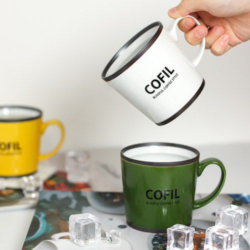 日本COFIL简约户外陶瓷咖啡杯