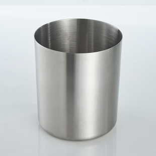 304不锈钢加厚客厅办公室实验室卫生间桌面台面小垃圾桶无盖迷你