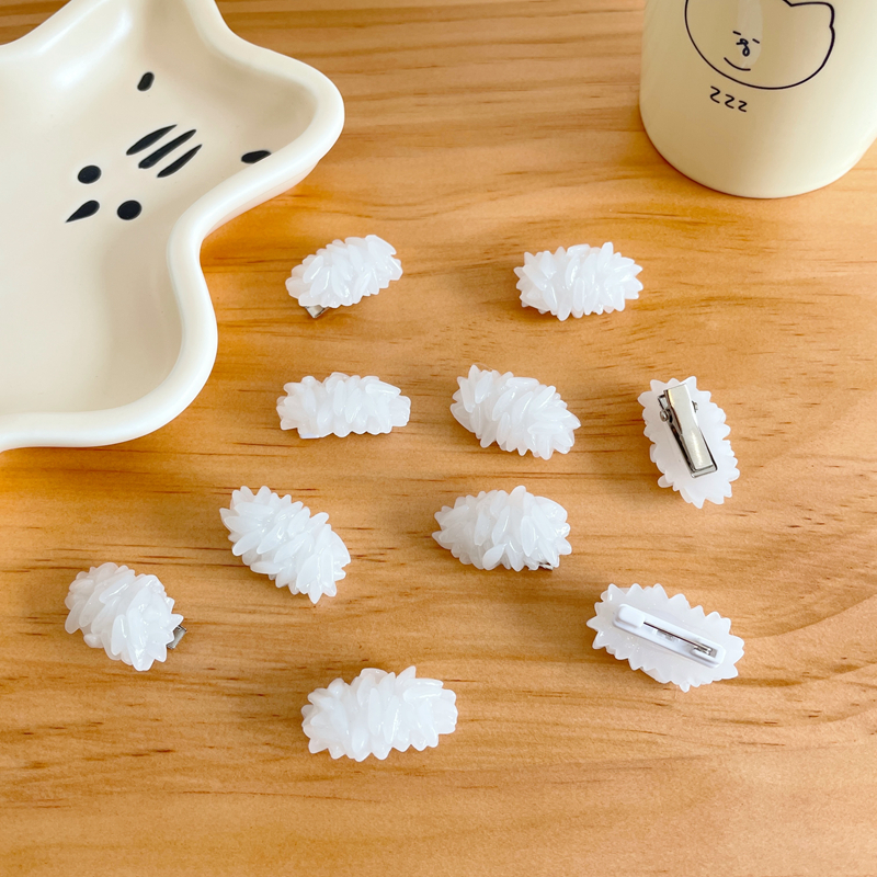 在逃公主米饭发夹边夹创意小夹子