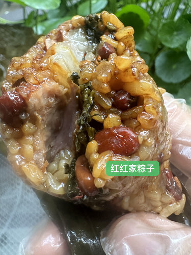 浙江江山特产私房粽江山红豆粽鲜肉粽10个装手工粽农家美食