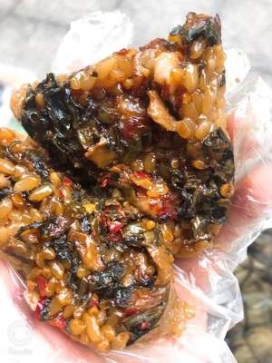 江山杉菜粽肉粽鲜肉大粽子浙江衢州特产10个装农家美食纯手工早餐