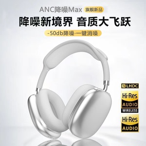无线头戴式蓝牙耳机超长续航ANC主动降噪运动听歌重低音2026新款