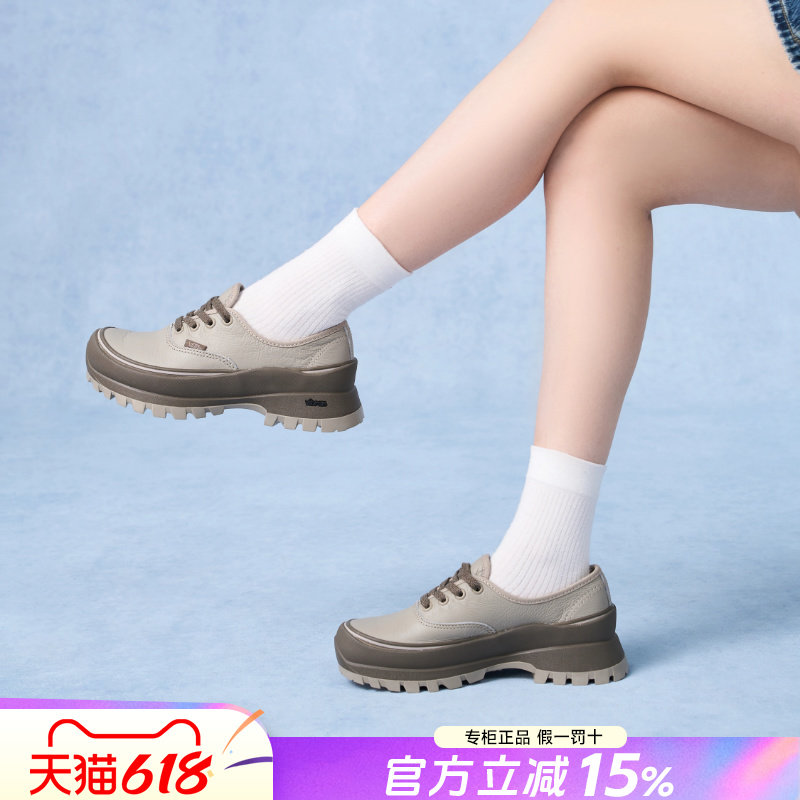 VANS范斯女鞋官方旗舰正品2026夏季新款厚底增高休闲鞋德比鞋男鞋