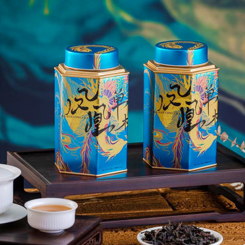 中茶海堤茶叶凤凰单丛（单枞）夜来香特级轻火高香六角罐100克
