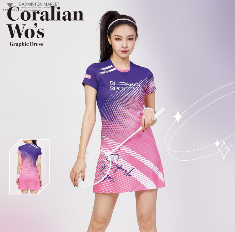 新款CORALIAN可莱安韩国羽毛球服