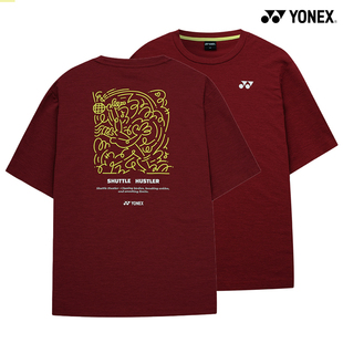 2025秋冬韩国YONEX尤尼克斯新款羽毛球服短袖男女款运动匹克球54