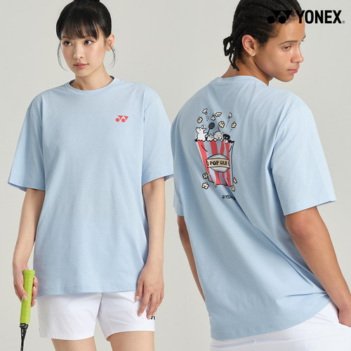 2026秋冬韩国YONEX尤尼克斯新款羽毛球服短袖男女同款运动速干T44