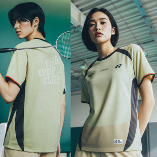 运动速干T恤 男女同款 2025秋冬韩国YONEX尤尼克斯新款 羽毛球服短袖