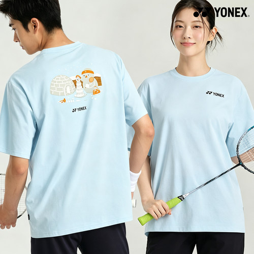 2026秋冬韩国YONEX尤尼克斯新款羽毛球服短袖男女同款运动速干T47