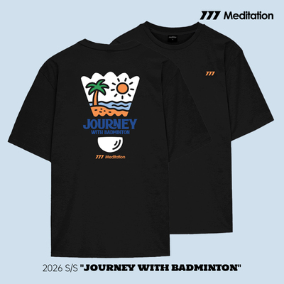 韩国2026春夏meditation新品羽毛球服短袖男女同款运动速干T恤14