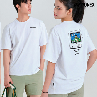 2026春夏韩国YONEX尤尼克斯新款羽毛球服短袖男女同款运动上衣T44