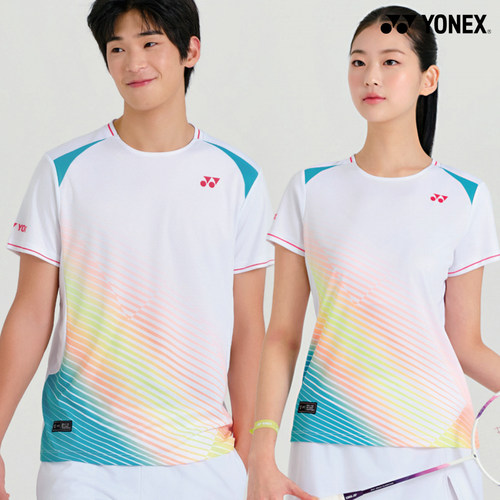 2026春夏韩国YONEX尤尼克斯新款羽毛球服短袖男女款速干运动T恤27
