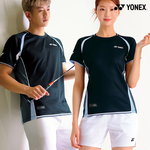 2025秋冬韩国YONEX尤尼克斯新款羽毛球服短袖男女款速干运动T恤13