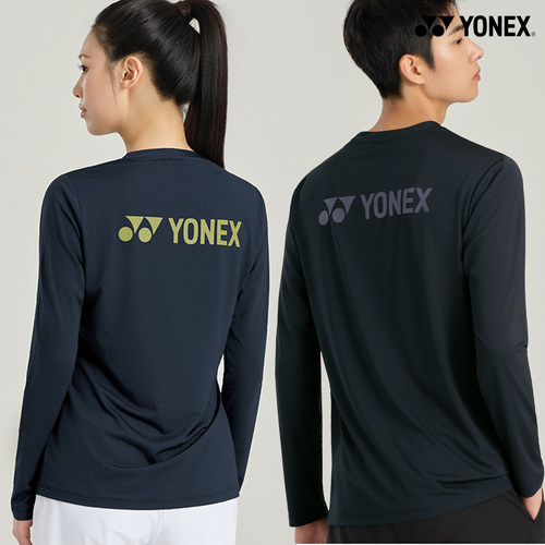 2026秋冬韩国YONEX尤尼克斯新款羽毛球服长袖男女款运动休闲上衣