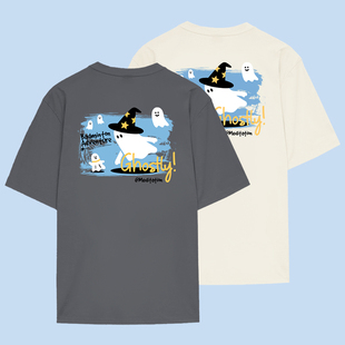 韩国2025秋冬meditation新品羽毛球服短袖男女同款运动速干两色T