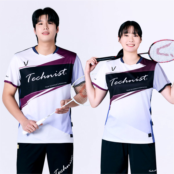 2025春夏新款Technist韩国羽毛球服男女运动速干透气短袖速干T16